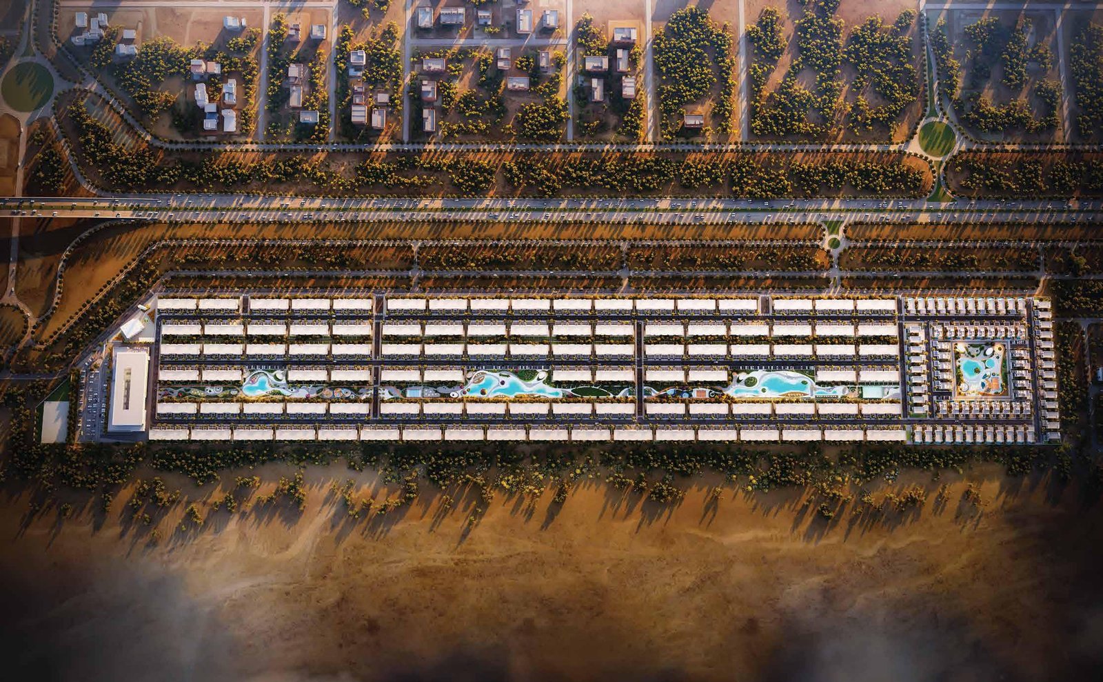 Lagoon view at Sukoon by Sanzen